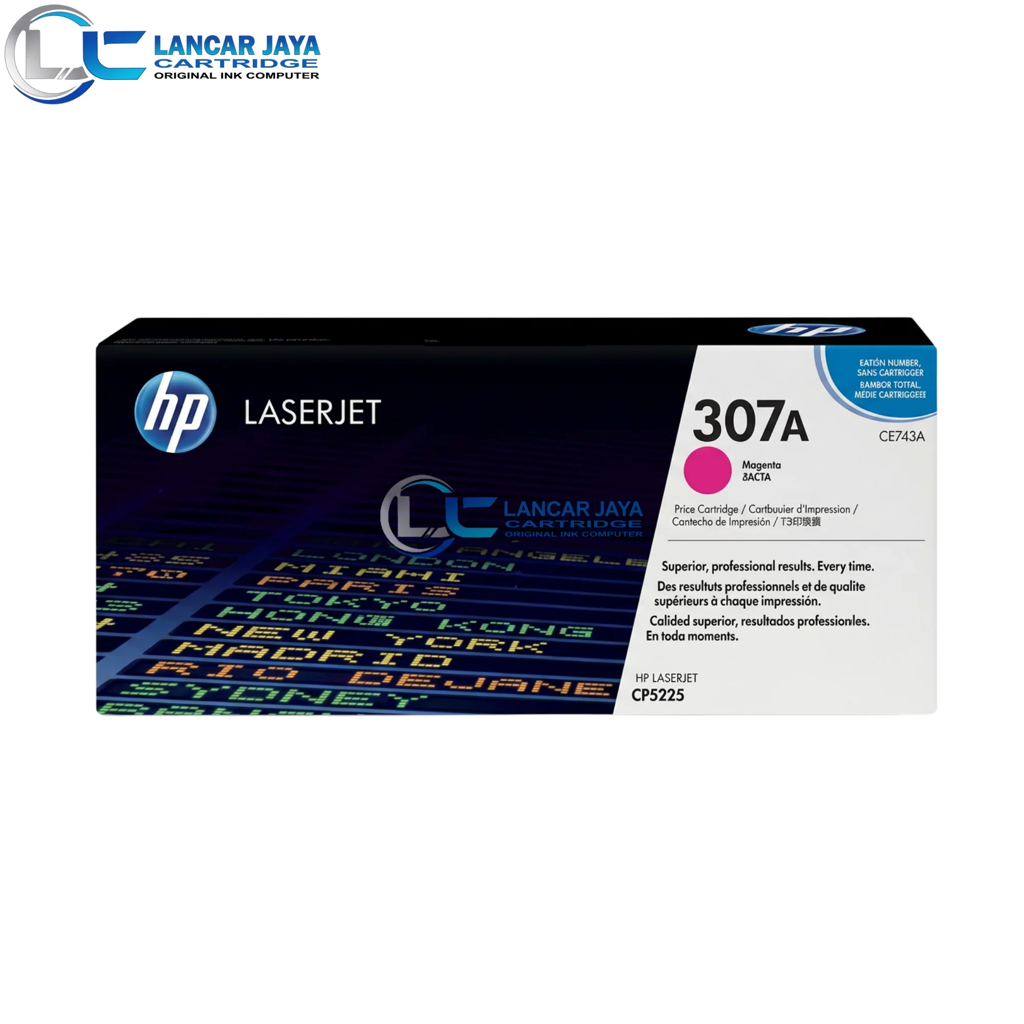 Toner HP 307A Cyan Original Laserjet CE741A - Image 4