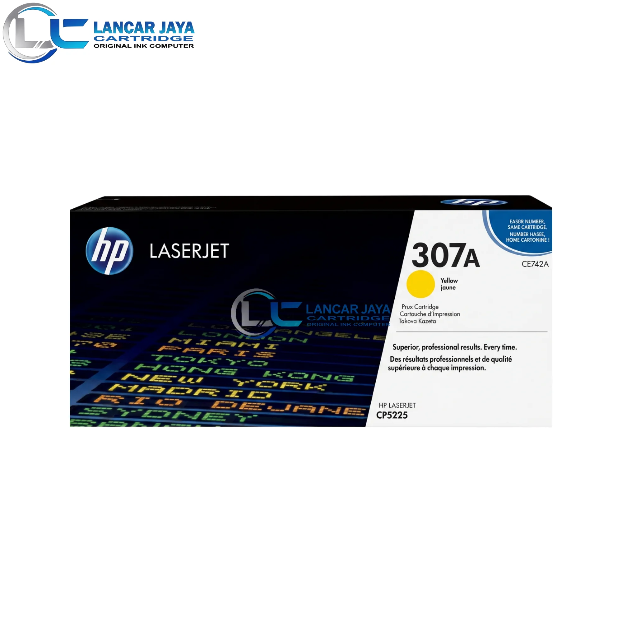 Toner HP 307A Cyan Original Laserjet CE741A - Image 3